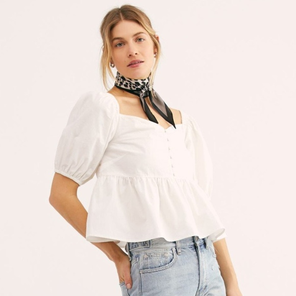 Free People Vanessa peplum top